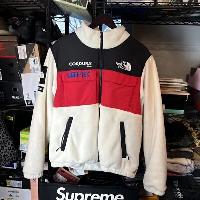 Supreme The North Face Expedition Fleece Cordura White Red Large  - Image 1 of 4