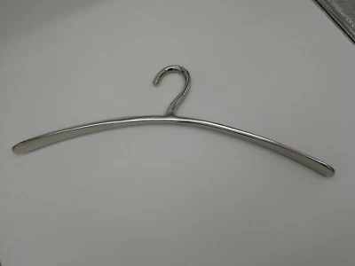 Kleiderbügel Wäschebügel Bügel Alu vernickelt Design 45 cm Lang Garderobe Tip   - Bild 1 von 4