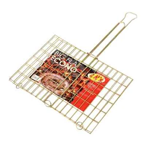 44cm Stahl Braai Gitter Outdoor Grillen Kochen Barbecue BBQ Werkzeugständer Camping - Bild 1 von 3