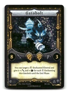 Juego de cartas coleccionables Elestrals Base Set #BS1-062 Gatobolt Holo - Imagen 1 de 4