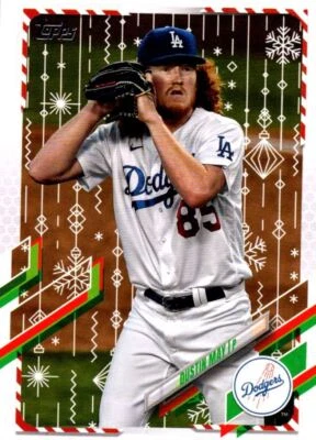 2021 Topps Dustin May Los Angeles Dodgers #355 - Image 1 of 2