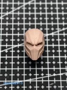 1:4 Mask Deathstroke Head Sculpt Carved For 18" Male Action Figure Body Toys - Picture 1 of 5