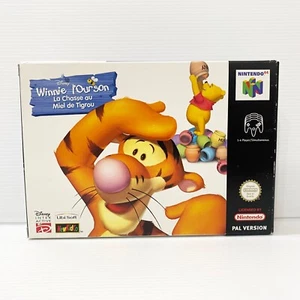 Winnie The Pooh - Winnie L’Ourson La Chase Au + Caja, Manual, Inserto en caja - N64 - Imagen 1 de 10