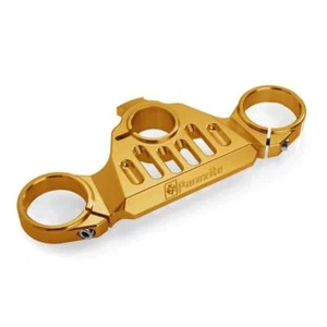 Piastra di sterzo superiore Paraxite alluminio oro Ducati Panigale V4S 2018-2021 - Picture 1 of 5