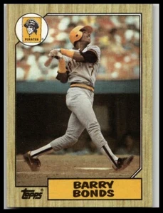 1987 Topps Barry Bonds #320 RC Pittsburgh Pirates - Picture 1 of 2