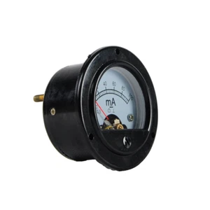 1pc Current SO52 Panel Meter DC 100MA w/ Back Light Black 300B 845 Tube Amp - Picture 1 of 3