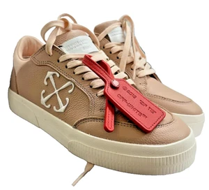 Off-White Low Vulcanized Leather Sneaker Beige/Weiß Gr. 39 - 100% Original - Bild 1 von 15