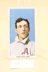 1910 Eddie Plank T-206 Tobacco Baseball Trading Card Piedmont Reprint NM+