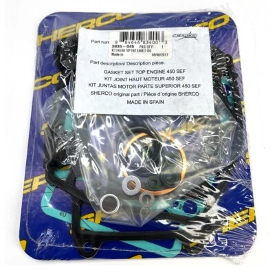 SHERCO * JUEGO DE JUNTAS EXTREMO SUPERIOR * 4863 * 2015-2023 Sherco 450 SEF Foto 1 de 2