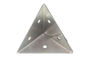 4X Pirámide Esquina Soportes Angulares Acero BZP 45mm (4.4cm) Onestopdiy Nuevo - Imagen 1 de 1