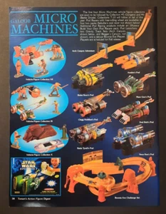 1999 Star Wars Galoob Micro Machines Pod Racers ~ Magazin Vorschau Seite/PRINTANZEIGE - Bild 1 von 1
