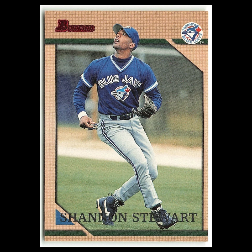 Shannon Stewart Rookie #177 1996 Bowman Toronto Blue Jays Baseball Card MLB NM - Image 1 of 3