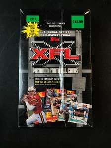 2001 Topps Football XFL Inaugural Series Box Sealed NO RESERVE! - Imagen 1 de 5