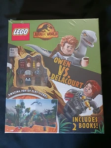 NEW Lego Jurassic World Dominion Landscape Box Owen Vs Delacourt Dinosaur Sealed - Picture 1 of 3
