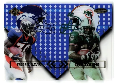 1999 Collector's Edge Masters - Main Event Terrell Davis Cecil Collins ME3 /1000 - Image 1 of 2