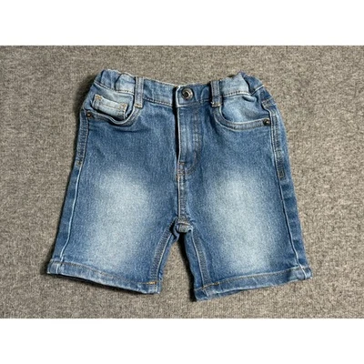 Volcom Denim Bermuda Shorts - Adjustable Waist - Kids Size 5T - Image 1 of 4