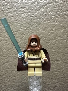 Lego Star Wars Obi-Wan Kenobi Young with Hood Minifigure Set 7962 sw0329 L10 - Picture 1 of 6