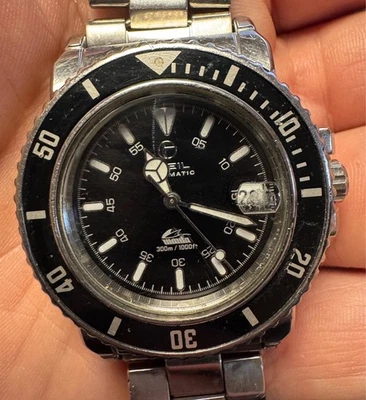 Breil Manta M084 Automatic 30ATM Working 39Mm Vintage Watch Glass For Change Sub - Image 1 of 4