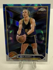 2023-24 Topps Chrome - Rick Barry #56 Blue Lava Refractor /149 - Picture 1 of 2