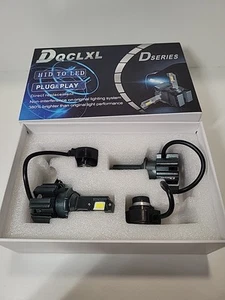 DQCLXL D4S/R HID to LED Headlight Bulbs Plug and Play, - Picture 1 of 6