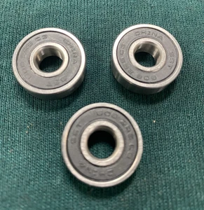 3 New J&N 130-01123 Ball Bearings 608-2RS Double Sealed 8mm x 22mm x 7mm - Bild 1 von 3