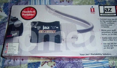 Iomega Jaz Traveller Parallel Port Interface SCSI to Parallel Adapter NOS Sealed - Image 1 of 4