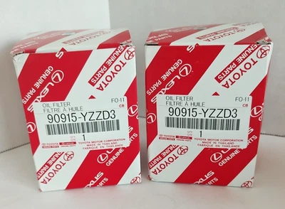 Lot of 2 Toyota 90915-YZZD3 1984-2015 4Runner Tundra Tacoma Oil Filters Foto 1 de 4