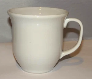 THRESHOLD Flair White Coffee Mug Tea Cup TARGET Porcelain Indonesia - Picture 1 of 8