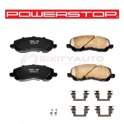 PowerStop Front Disc Brake Pad & Hardware Kit for 2001-2010 Chrysler Sebring uf - Image 1 of 4