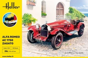 1/24 starter kit Maquette Alfa Romeo 6C 1750 Zagato - HELLER 56715 - - Picture 1 of 1