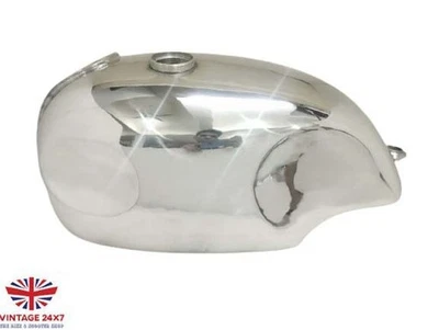 APTO PARA YAMAHA SR400 SR500 DEPÓSITO DE COMBUSTIBLE CROMADO CON TAPA Foto 1 de 4