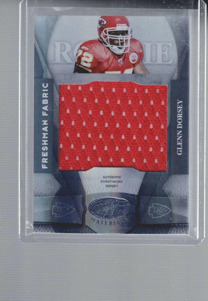 2008 Leaf Certified Materials Freshman Fabric 507/599 Glenn Dorsey #205 Rookie - Image 1 of 2