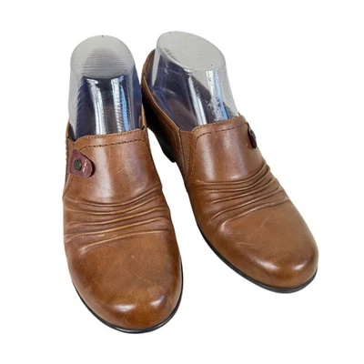 Botines Rockport Cobb Hill Collection Adele Cuero Marrón Sin Cordones Tacón Talla 7 Foto 1 de 4