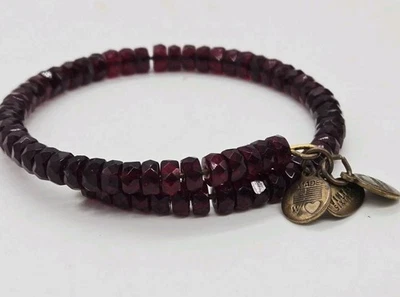 Alex and Ani винтажный 66 красный кристалл стекла бусина надежном браслет Rafaelian золото OSFM - Изображение 1 из 4