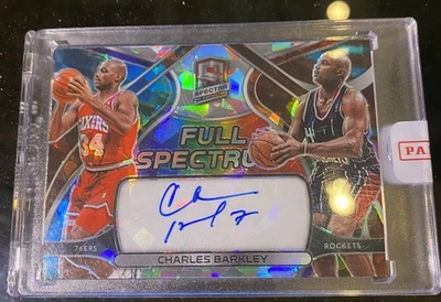 2021-22 Spectra Charles Barkley #FSS-CBK Full Spectrum Astral Auto /25 - Image 1 of 2