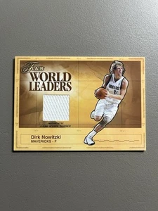 Dirk Nowitzki Insert Relic World Leaders #WL-DR - 2003-04 Flair - NBA - HOF - Picture 1 of 2