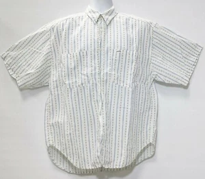 Vintage Guess Mens Shirt Large Georges Marciano White Short Sleeve Made In USA - Picture 1 of 8