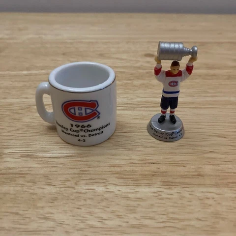 1966 MONTREAL CANADIENS NHL Stanley Cup Champions [Figurine + Mini Mug] Set Cover