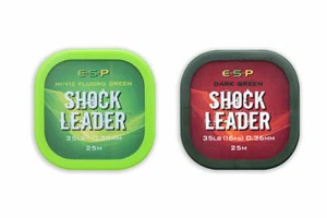 ESP 35lb Shock Leader - Hi Viz Green & Dark Green - Picture 1 of 1