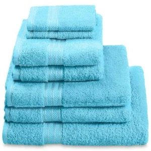 NEW Hampton & Astley 100% Egyptian Cotton 7 Piece Luxury Bath Towel Sets - Picture 1 of 13