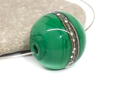 Cuentas de vidrio de murano hechas a mano únicas marca Tamara Yarilo 1 pieza Foto 1 de 4