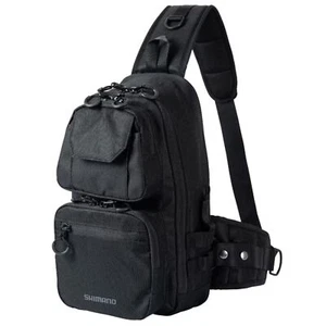 SHIMANO Tough Sling BS-225W Fishing Bag M Size Black - Picture 1 of 8