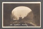 Carte postale ferroviaire : train canadien au tunnel Connaught - photo réelle