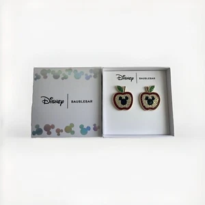 BAUBLEBAR X DISNEY MICKEY MOUSE APFEL OHRRINGE BACK TO SCHOOL NEU IM KARTON - Bild 1 von 2