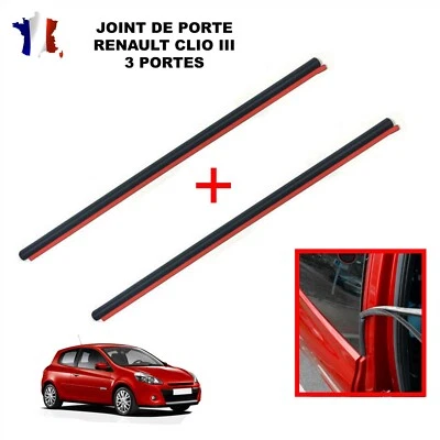 Joint Étanche De Vitre Custode Compatible Clio 3 2005 À 2014 3 Portes 8200341503 - Photo 1/2
