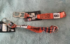 Cleveland Browns NFL Keychain & bottle  opener Lanyard. New with tags. - Picture 1 of 1