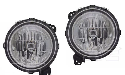Par de faros izquierdo derecho para Jeep Wrangler 2018-2023 Foto 1 de 4
