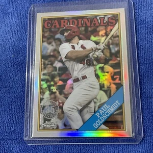 Topps Chrome Paul Goldschmidt Rainbow Foil 35th Anniversary - Picture 1 of 2