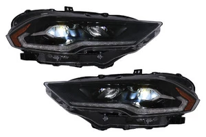 Phares LED pour Ford Mustang VI Facelift 18-23 Noir Double Projecteur Dynamique - Imagen 1 de 12