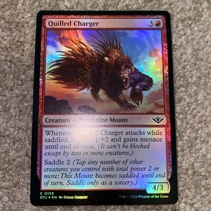 MTG NM/MINT Quilled Charger Foil Creature, OTJ Outlaws of Thunder Junction 0139 - Picture 1 of 4
